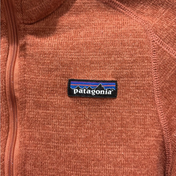 Patagonia Women’s Better Sweater 1/4 Zip Orange XS - Picture 3 of 10